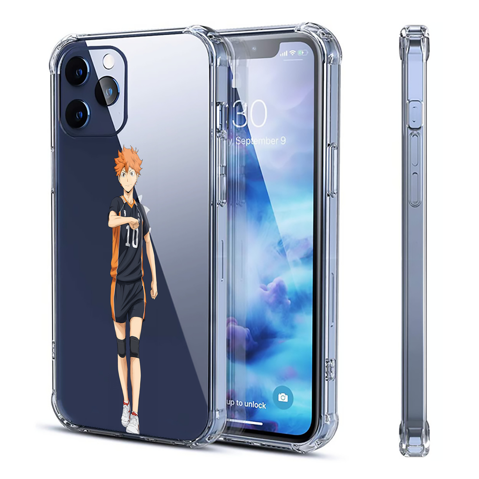 （画像用） ハイキュー!! Haikyu!! 【iPhone 12シリーズ対応】透明スマホケース（クリアソフトケース）